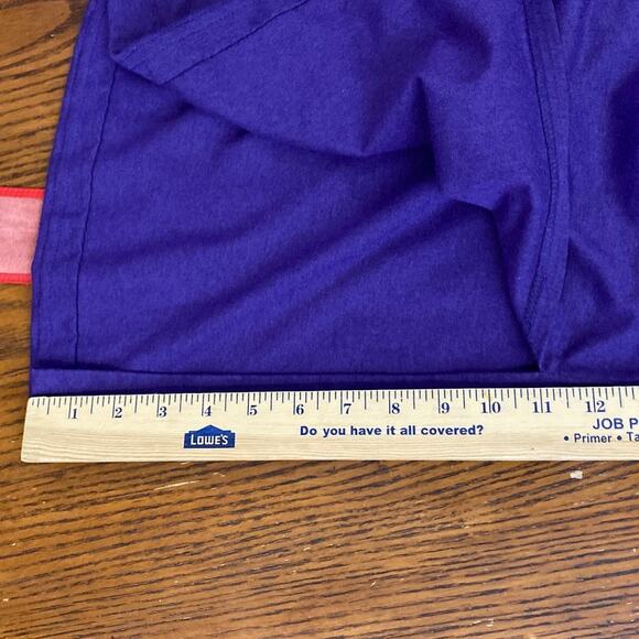 Red Hat Society Purple Dress Large Center Pocket Size S Embellished Wearable Art - Picture 14 of 15